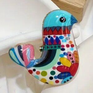 🌺 🌺 🌺Tiny Colorful Bird Decorative Brooch